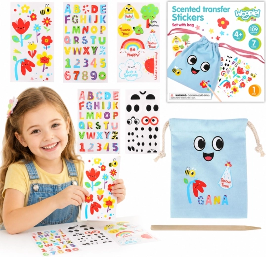 Woopie Art&Fun creative bag decorating set with stickers