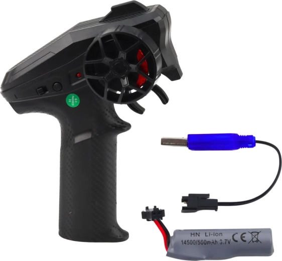 Precise 2.4 GHz control and rechargeable battery