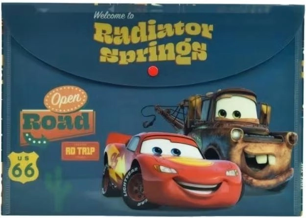 Disney Cars burtnīcu mape