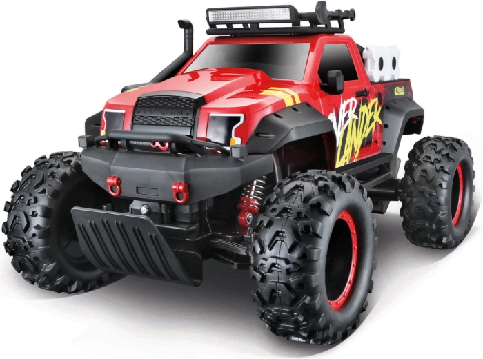 Maisto RC Overlander sarkanā krāsā – tālvadības apvidus modelis