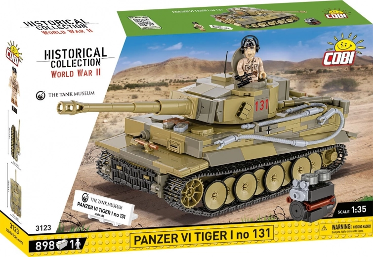 COBI Panzer VI Tiger I Nr. 131 būvkomplekts 1:35