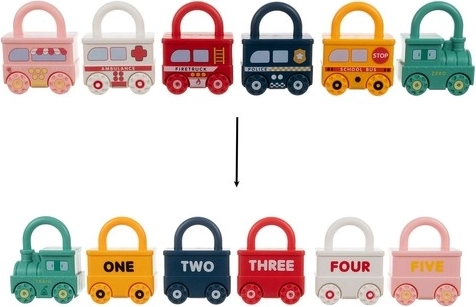 Connecting into a train and 360° rotating handles