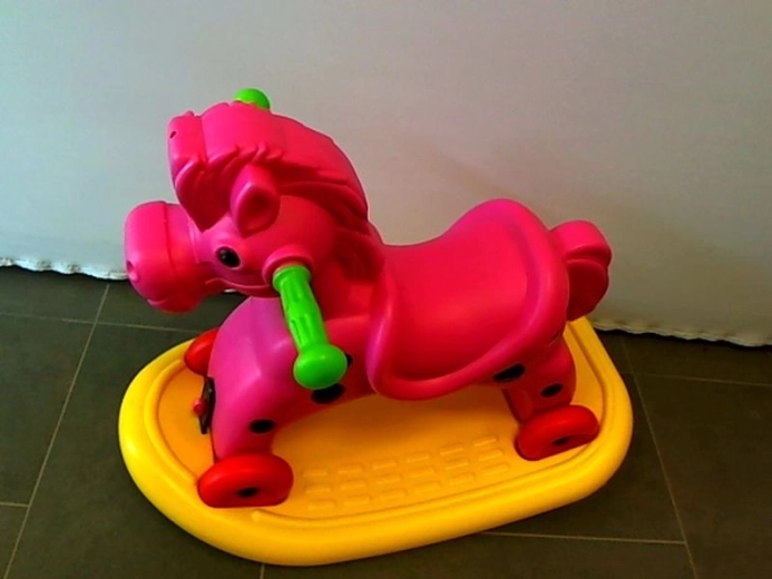 2-in-1 Kids Rocking Horse & Ride-On