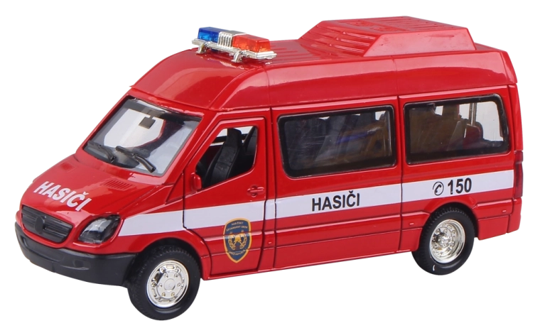 Ugunsdzēsēju auto ar piedziņu, mērogs 1:36