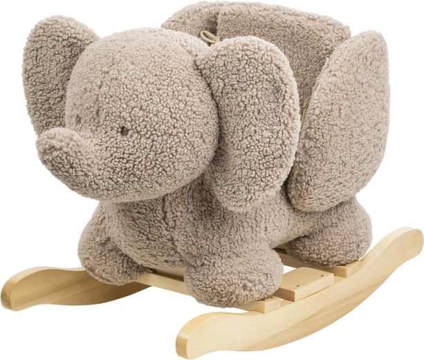 Nattou plīša šūpuļzirdziņš Teddy – degunradzis taupe (10–36 mēneši)