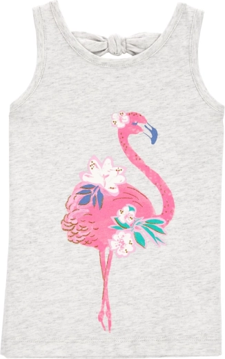 CARTER'S triko uz lencītēm pink flamingo meitenēm – 12 m