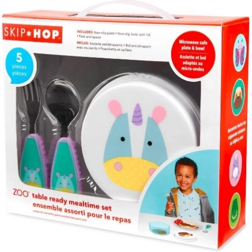 Non-slip plate and bowl for calmer mealtimes