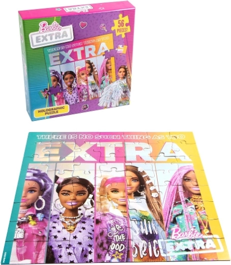 Barbie hologrāfiskā puzle (56 gabaliņi)