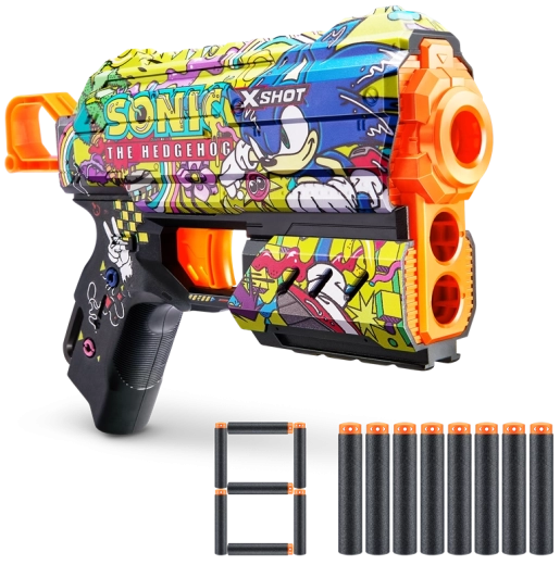 X-Shot Skins Flux SONIC the Hedgehog – putu blasteris