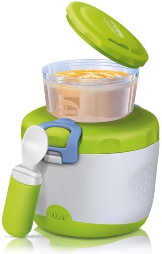 Chicco termotrauks ēdienam ar bļodiņu un ceļojumu karotīti 350 ml