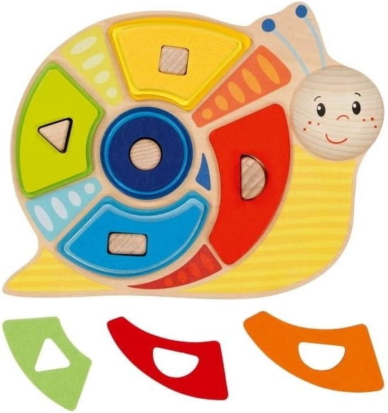 Montessori krāsains šķirošanas gliemezis