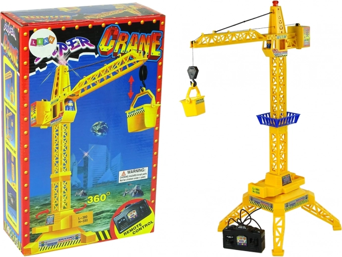 Remote-Controlled Crane Battery-Powered Remote Control 60 cm Moving Arm