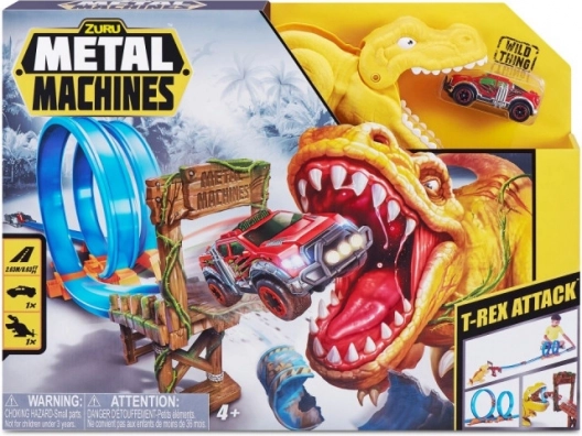 ZURU Metal Machines Racing Track T‑Rex Attack
