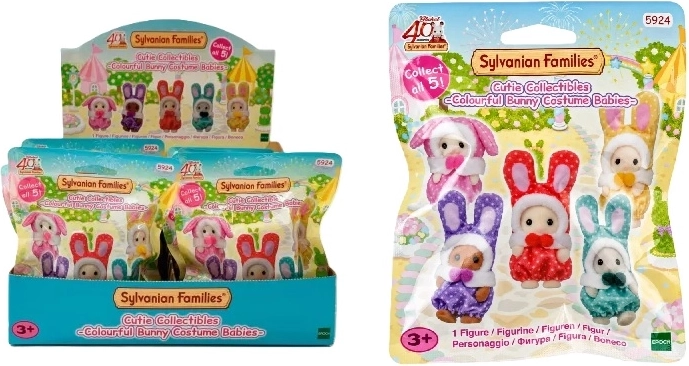 Sylvanian Families maisiņš ar trusīšiem krāsainos kostīmos - 1 gab.