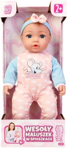 Leļe Natalia – funkcionāls zīdainītis 45 cm