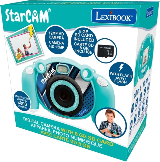 Lexibook HD kamera un fotoaparāts ar SD karti