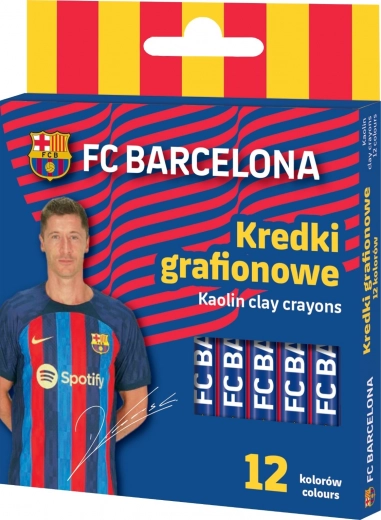 Vaska krītiņi FC BARCELONA ASTRA, 12 gab.