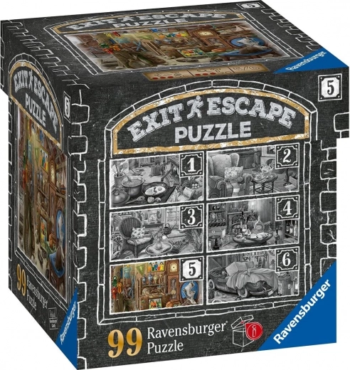 Ravensburger bēgšanas puzzle Spoku muiža 5: Bēniņos
