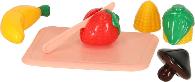 Augļi un dārzeņi griešanai motorikas attīstībai