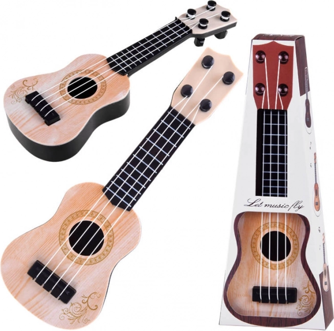 Mini ukulele bērniem 25 cm – Krēmkrāsas
