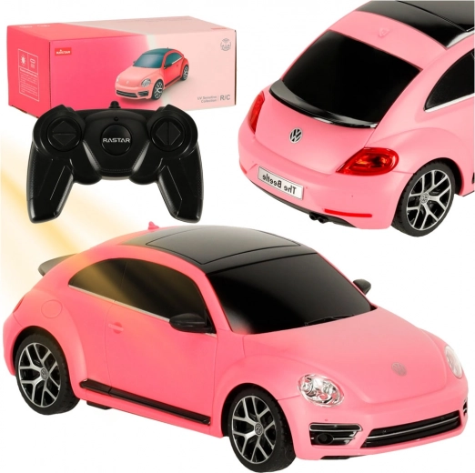 Rastar RC auto VOLKSWAGEN Beetle UV 1:24 rozā