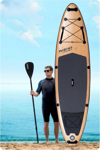Stable board with non-slip EVA deck pad