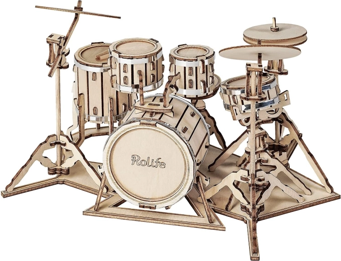 Rolife 3D koka puzle – bungu komplekts