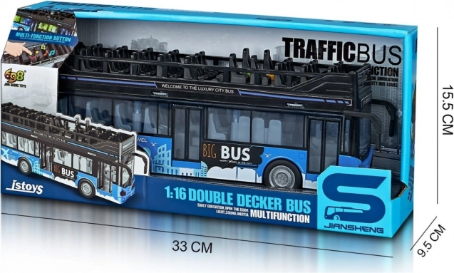 Autobuss ar gaismas un skaņas efektiem bērniem