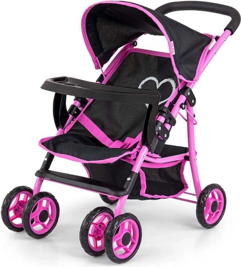 Bērnu sporta leļļu ratiņi Milly Mally Kate Prestige Black