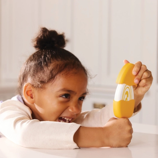 Durable plastic and child-hand size