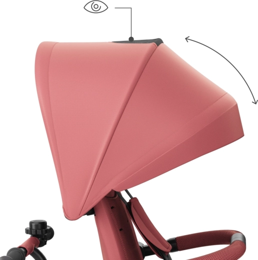 Canopy with viewing window and AIR FLOW ventilation