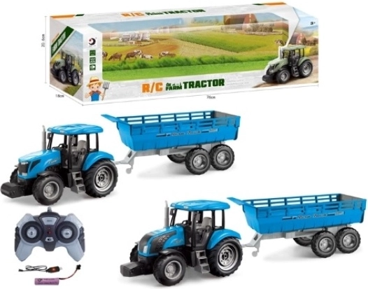 Traktors ar piekabi un skaņu