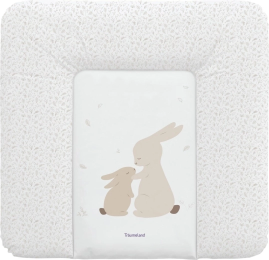 Träumeland changing mat Hophop Bunny Beige 75 x 75 cm