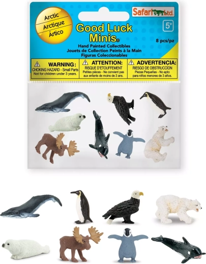 Safari Ltd. Arktika – Good Luck Minis funpack mini dzīvnieku figūriņas (8 gab.)