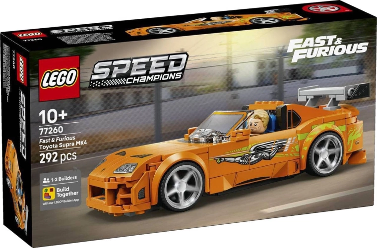 LEGO Speed Champions Ātrs un nikns Toyota Supra MK4