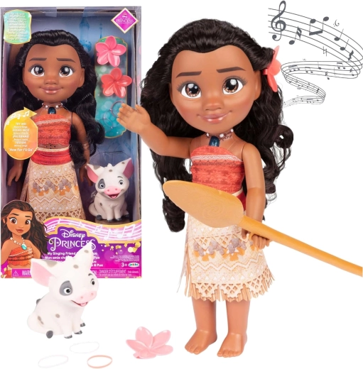 Disney dziedoša interaktīva lelle MOANA 35 cm ar piederumiem