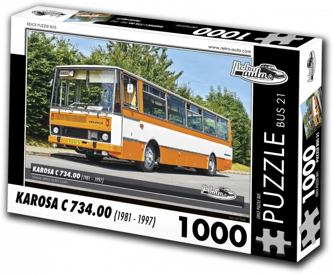Puzle Retro-auto Karosa C 734 (1981–1997) – 1000 detaļas