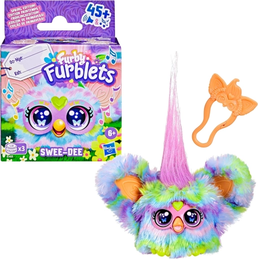 Hasbro Furby Furblets Swee-Dee interaktīvs plīša rotaļlieta 5 cm