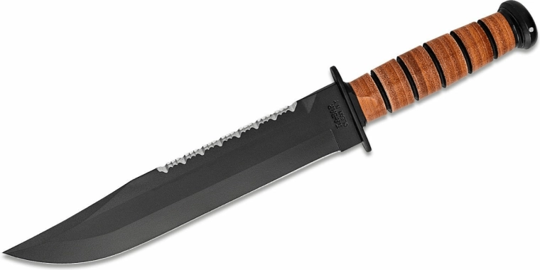KA-BAR Big Brother – izdzīvošanas nazis 24 cm ar ādas rokturi un maksti