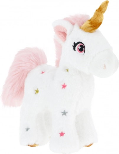 Keeleco white unicorn 16 cm – eco plush toy
