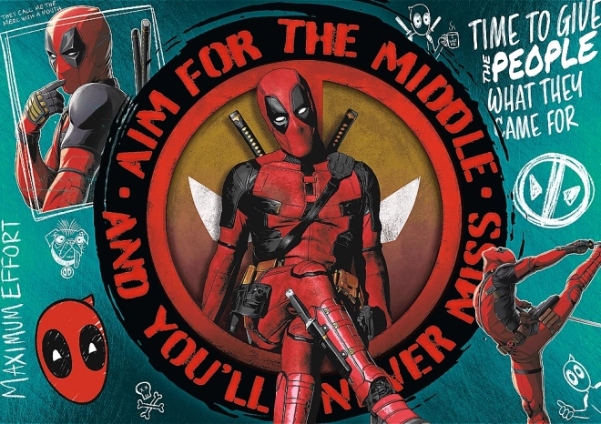 Puzle TREFL Premium Plus: Deadpool 1000 gabali