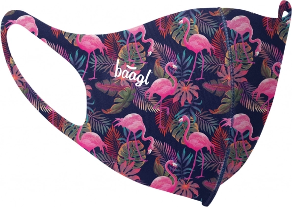Baagl antibakteriāla sejas maska pieaugušajiem – Flamingo