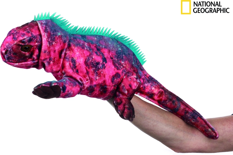 National Geographic iguānas rokas lelle 23 cm