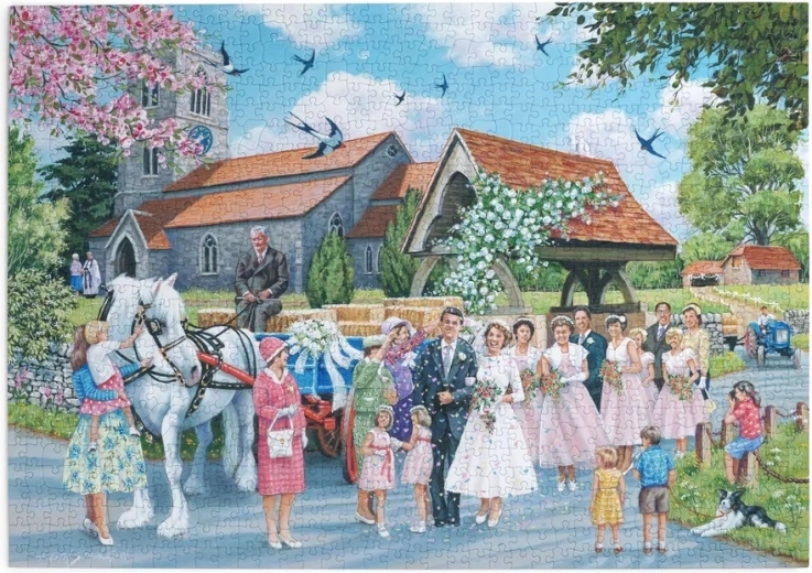 House of Puzzles Puzle “Lauku kāzas”, 1000 detaļas