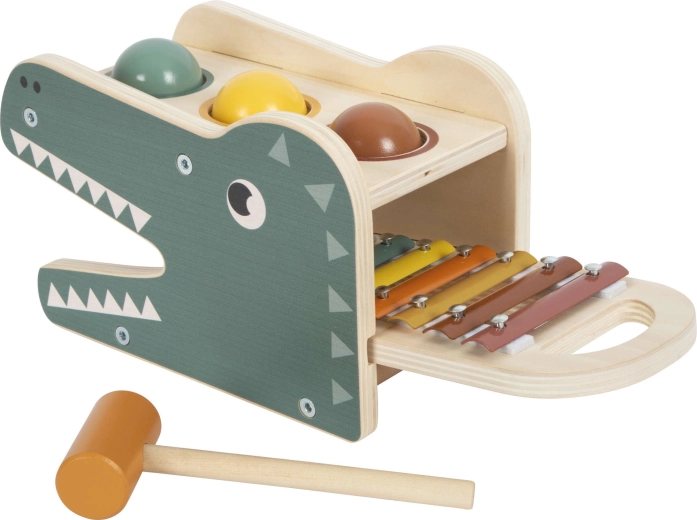 Wooden toy for little musicians