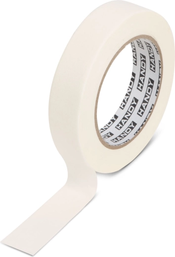 White masking tape with water-based adhesive 50 m × 24 mm