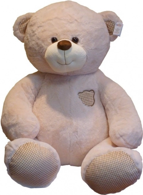 Plīša lācis Oktaviāns krēmkrāsas 75 cm