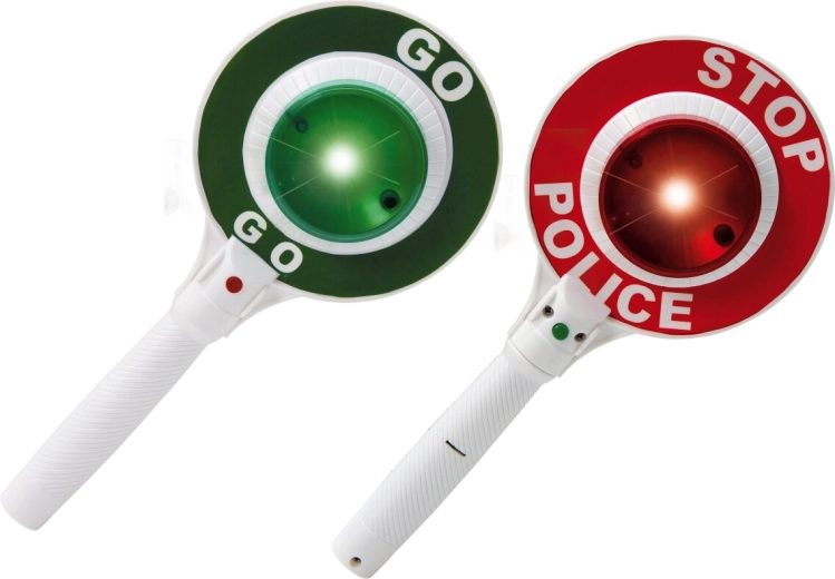 Jamara policijas signālplāksnīte stop/go ar gaismu - 1 gab.
