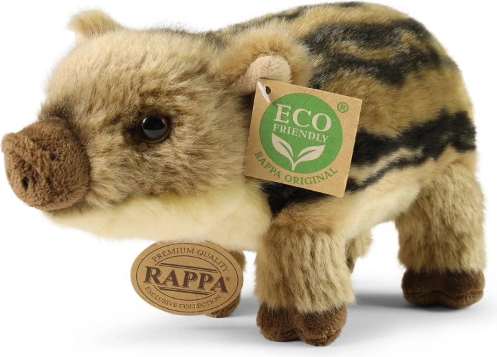 Plīša mežacūkas sivēntiņš 21 cm RAPPA eco friendly