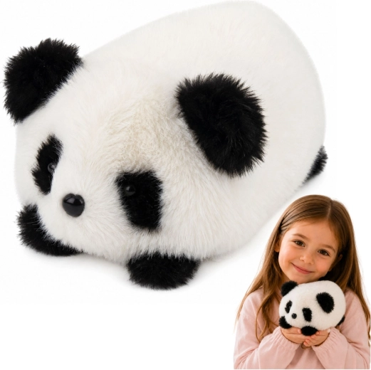 Plīša panda melnbalta 16 cm - 1 gab.